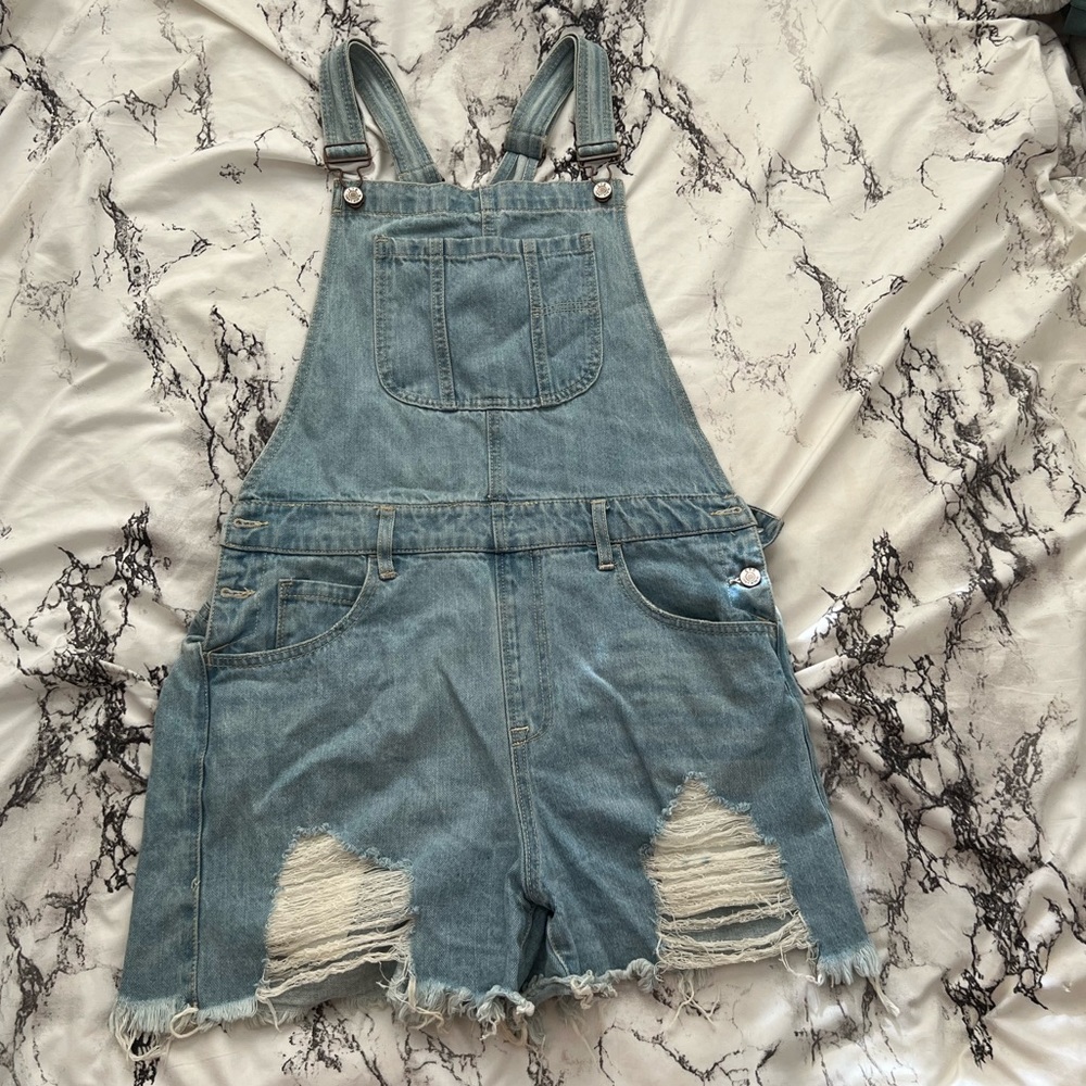 Overall Shorts